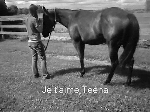 Là l'une pour l'autre.La complicité que j'ai développer avec ma pouliche depuis deux ans