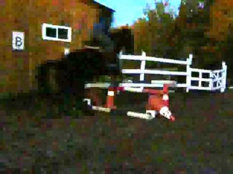 Premier Saut de cette Hauteur avec ma jument QH de 5ans et quelques.Comme dans la toune ou il dit:'Pour exister Je suis...