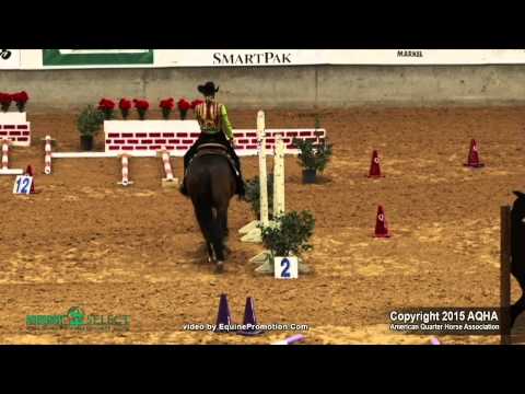 Parcours d'obstacle western. J'adore le galop !