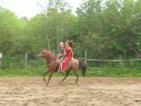 Entrenement de pick-up avec moi Cow-girl ! et Mr.Lucky !
