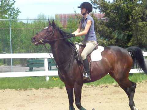 Lily et moi samedi dernier dans une ligne :) (23 mai 2009)