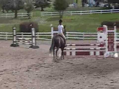 Mon amie Ariane et Rosie au Printanier de Bromont (deuxième parcours)