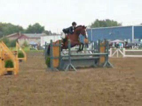 Bailey's et moi//De Jordy//Parcours équitation Junior A & Amateur// 2e place :-)